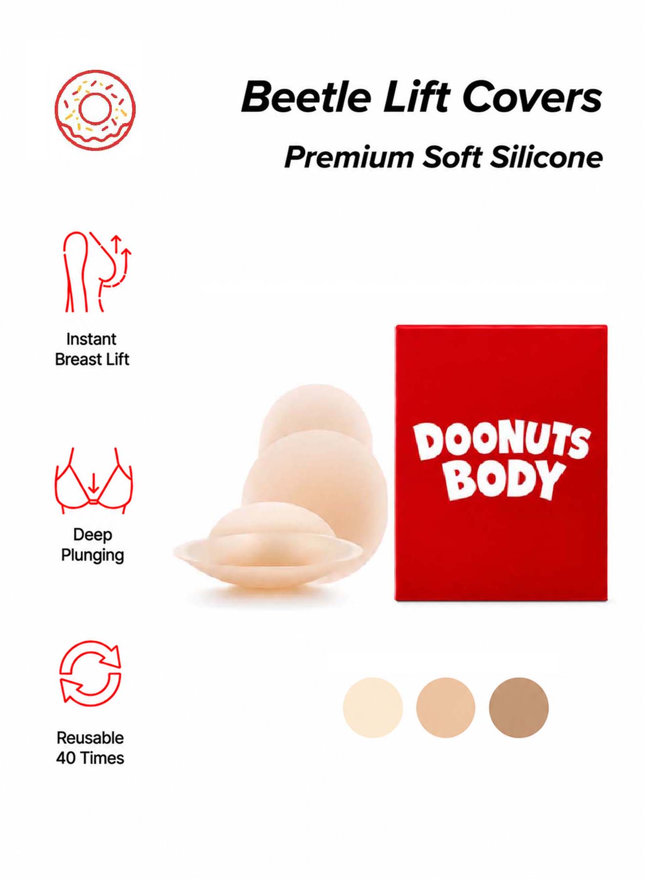 DOONUTS Copricapezzoli invisib - Nipple Cover Pasties recensione e prezzo