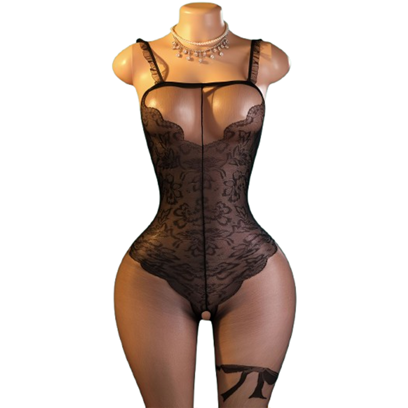 Intimo sexy in pizzo nero e re - Lace Teddy Lingerie recensione e prezzo