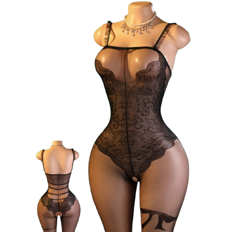 Intimo sexy in pizzo nero e re - Lace Teddy Lingerie recensione e prezzo